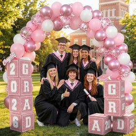 Froova pink confetti balloons introduce playful sparkle