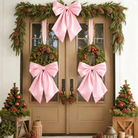 Froova premium satin bow with rich sheen for an upscale centerpiece