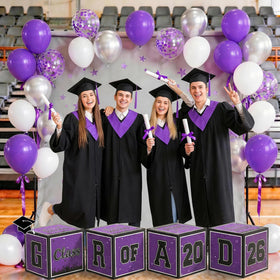 Froova purple confetti balloons for festive accents