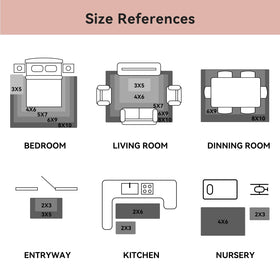FROZZUR Nursery play area safe rug for kids and family spaces.