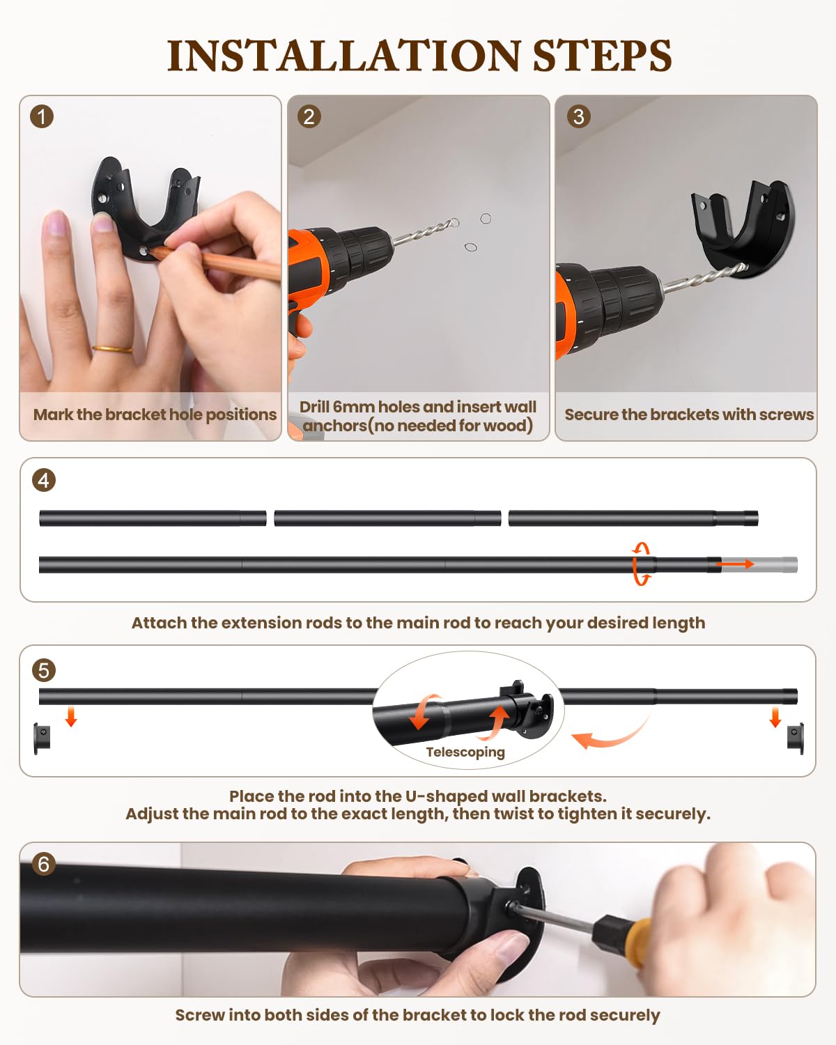 fruui quick installation with fastening hardware included.