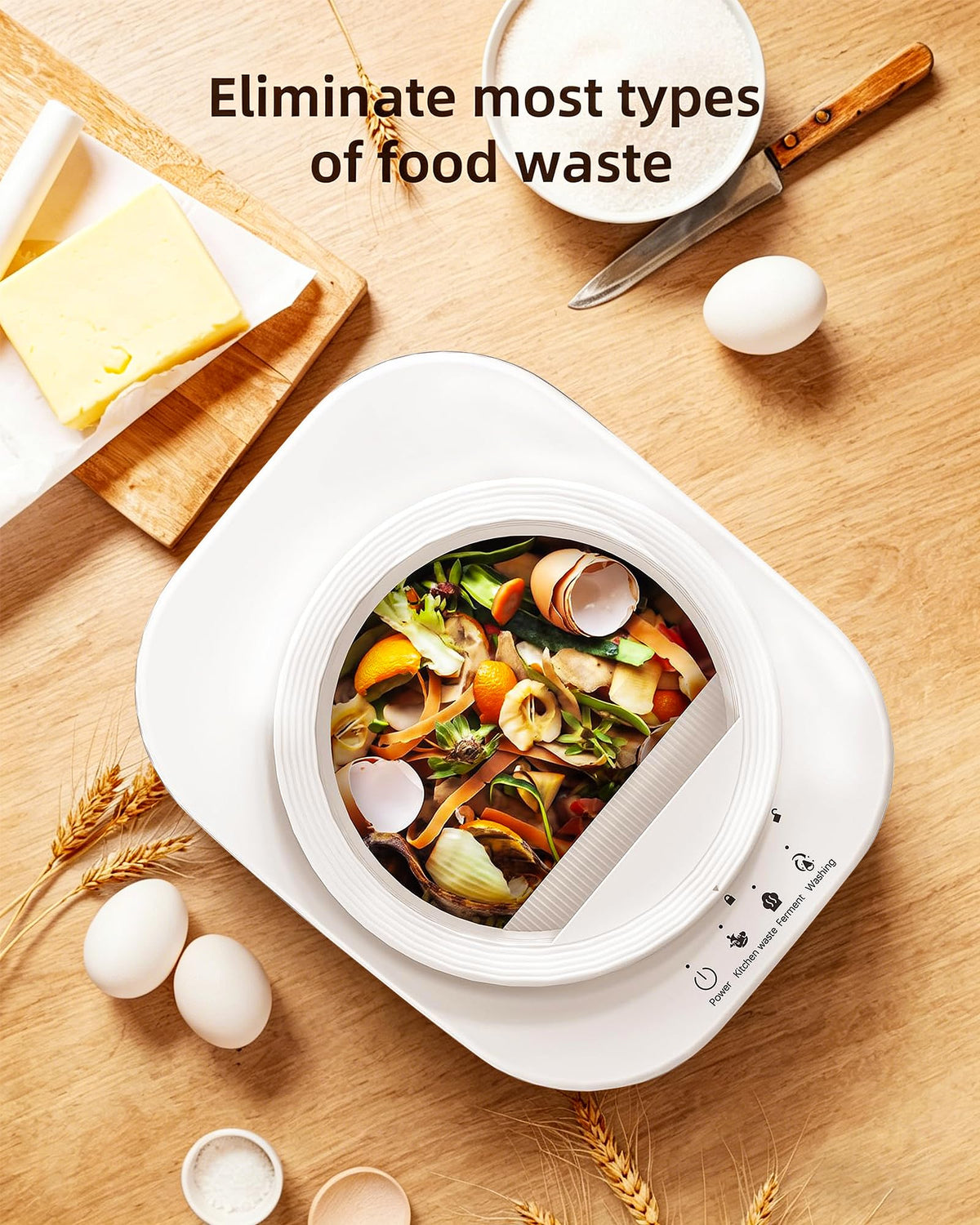 FRYLINE easy-touch interface and transparent lid highlighting user-friendly controls