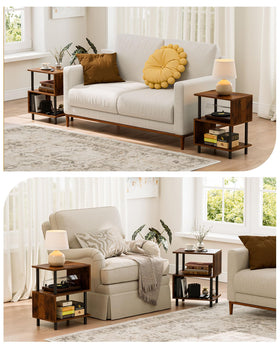 Frylr adjustable leveling feet help keep the table steady on uneven floors.