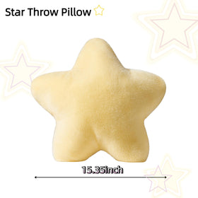 FSRONGXI star pillow yellow machine washable for easy care