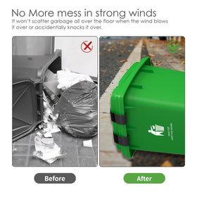 Anti-rust strap materials withstand weather conditions outside.