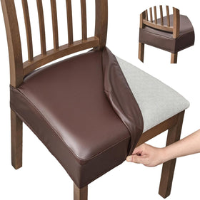The fuangui dining chair covers set 6 protects chairs while elevating your dining room style.