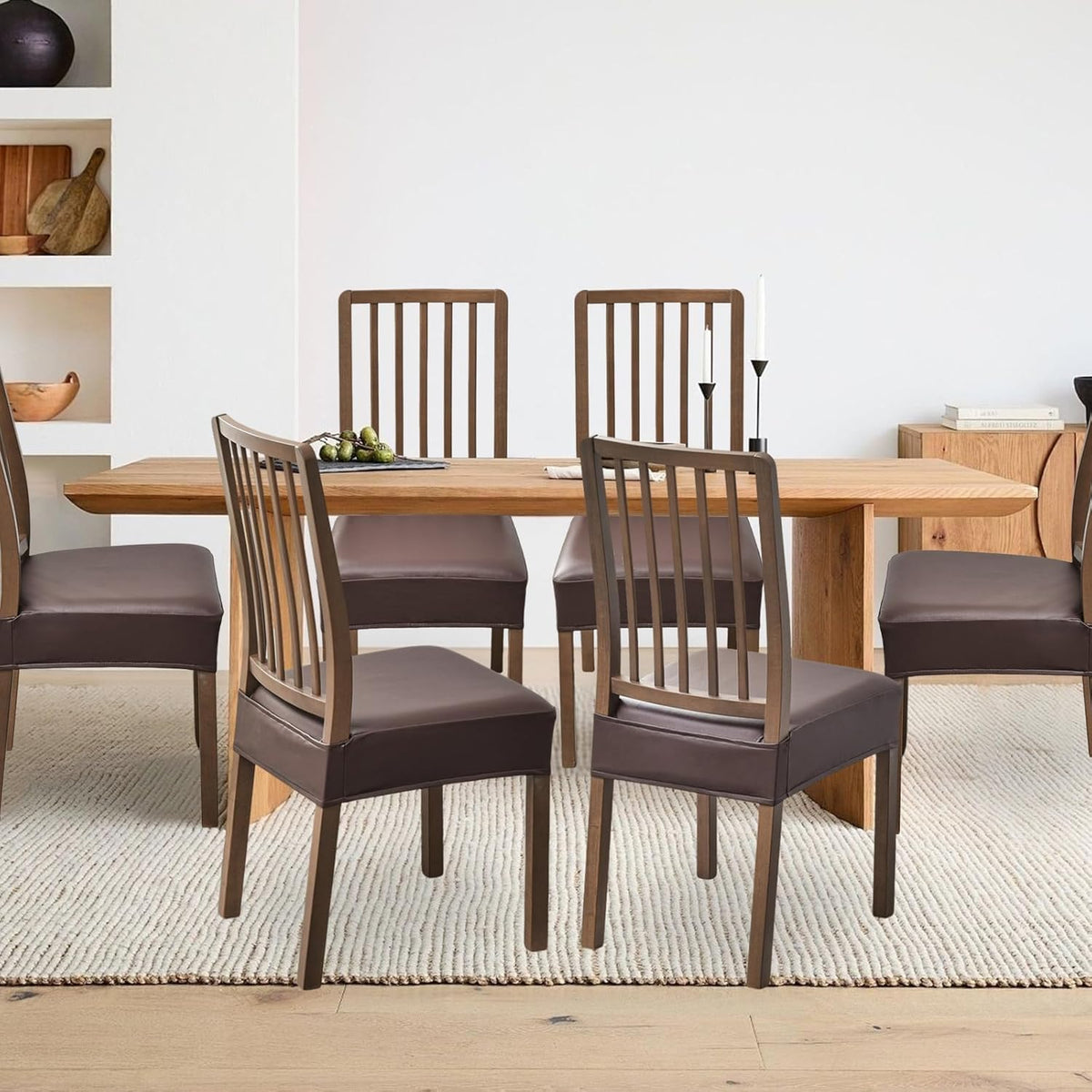 fuangui machine-washable chair cover cleans up with cold-cycle washes.