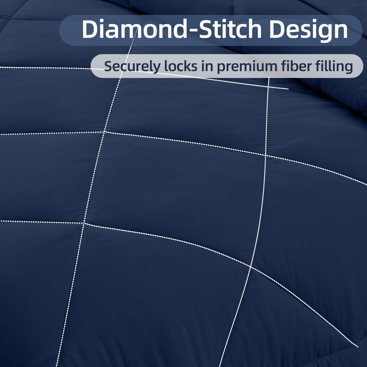 FUANNA envelope pillowcase closure keeps inserts neatly tucked