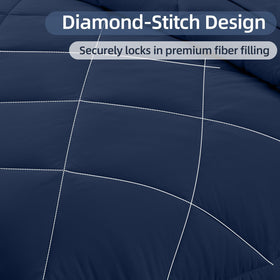 FUANNA envelope pillowcase closure keeps inserts neatly tucked