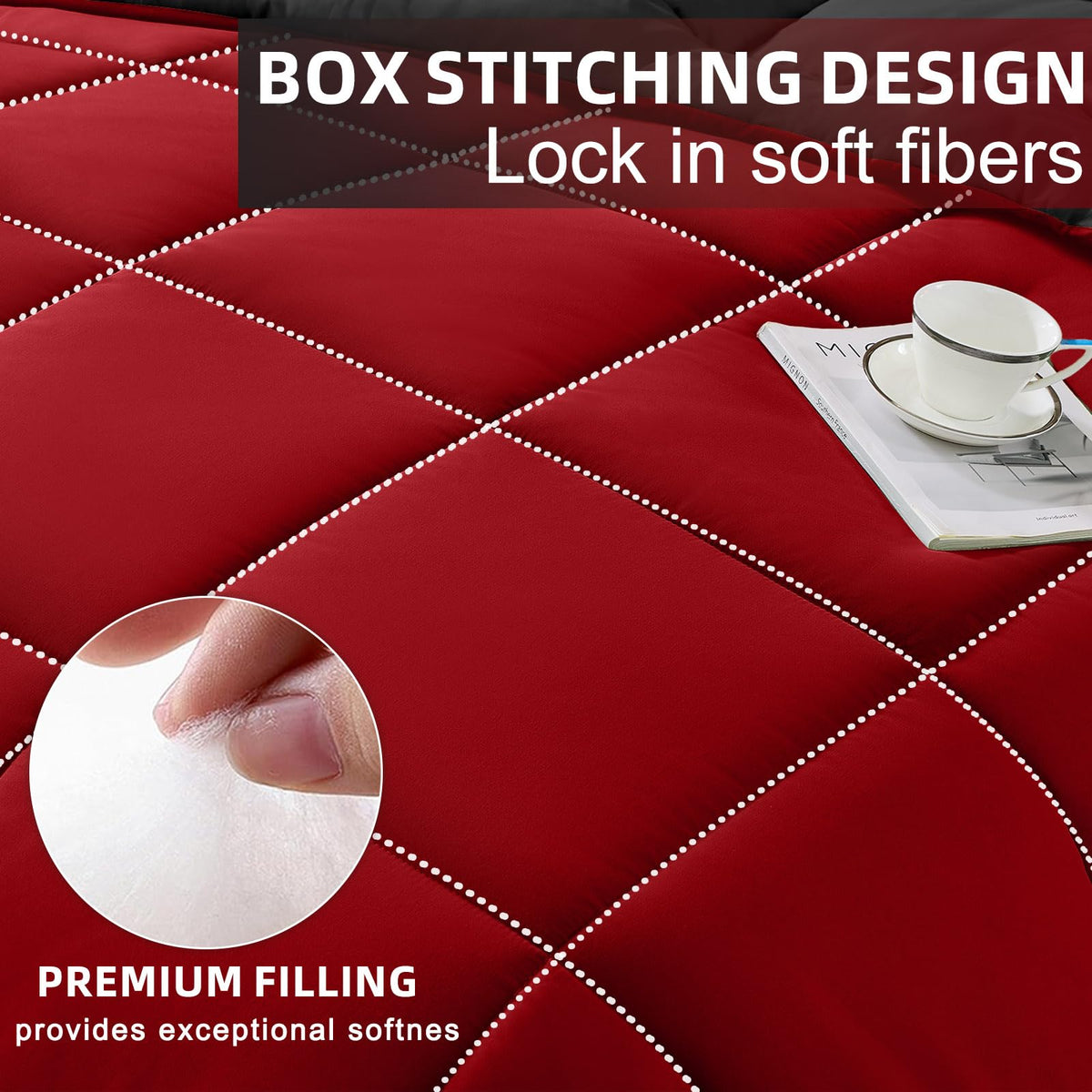FUANNA reinforced quilting maintains even fill distribution