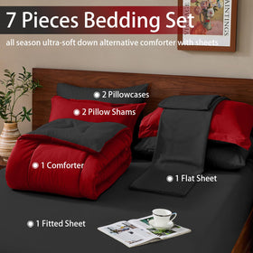 FUANNA decorative pillow shams with elegant edges