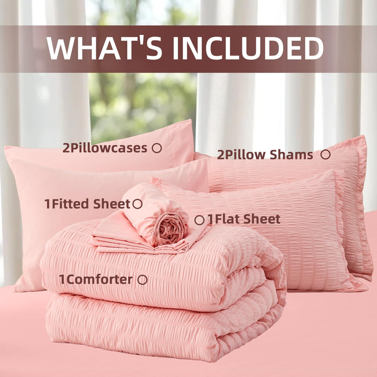 FUANNA pink bedding ideal gift for daughters or partners