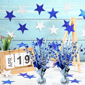 FUBININA star toppers create focal points on banquet tables.