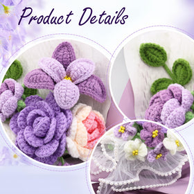 FUCAN crochet flowers gift-ready packaging for a lasting keepsake.