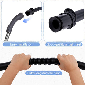 Fukaisu replacement hose for Shark LA322 provides durable, bend-friendly performance.
