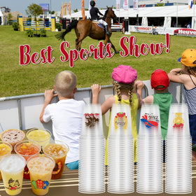 FULJOOOY Derby Cups hold 16 ounces for a wide range of drinks.