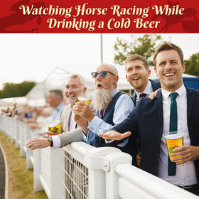 FULJOOOY Derby Cups are disposable for quick cleanup after events.