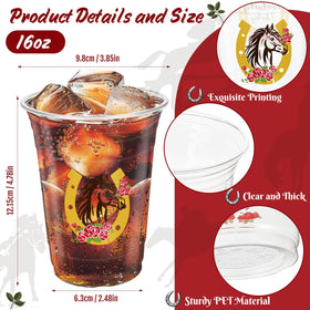 FULJOOOY Derby Cups feature horse racing motifs for Derby event visuals.
