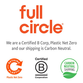 Full Circle Scrub Queen ships carbon neutral with Plastic Bank collaboration.