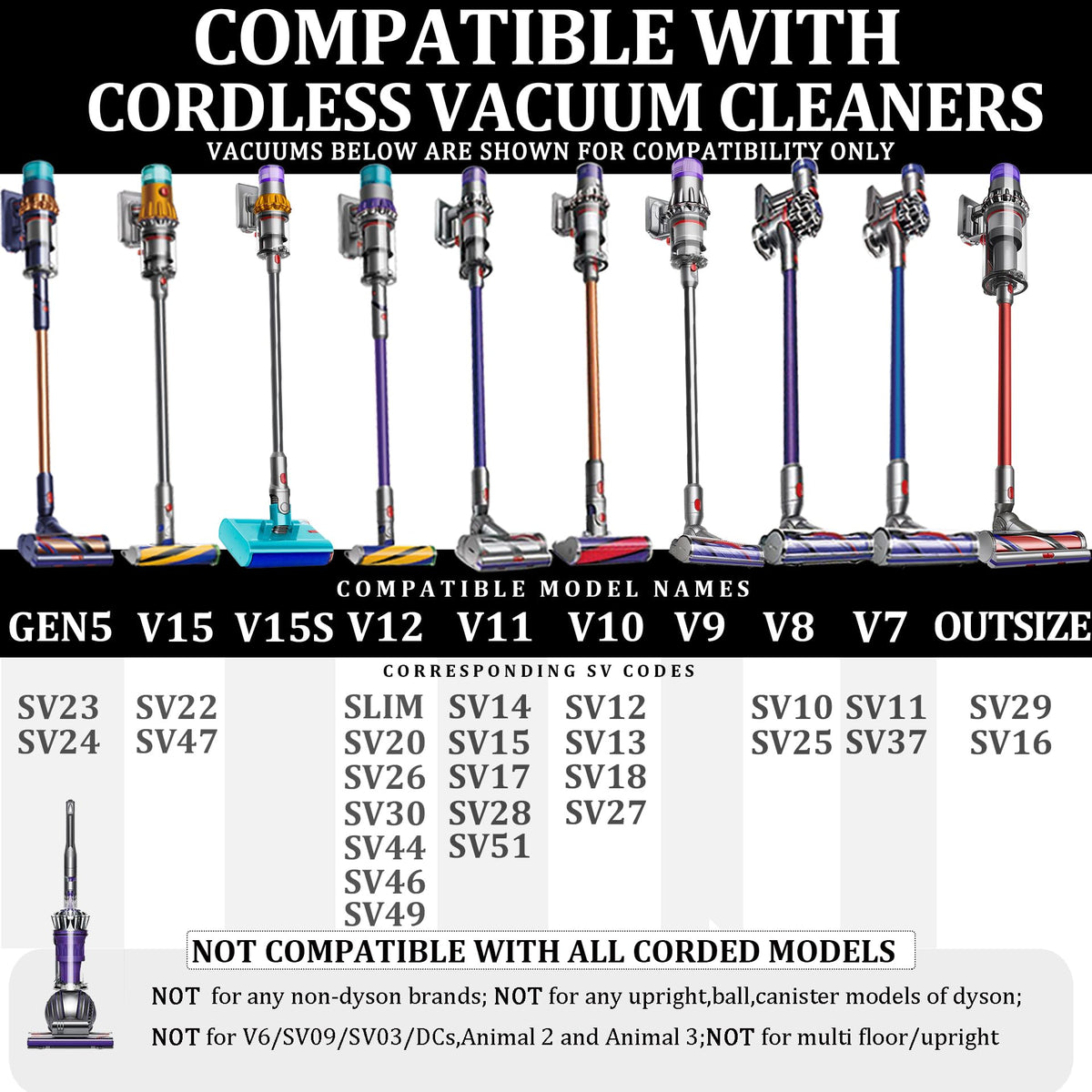Fullclean Dyson crevice tool cleans narrow gaps and car interiors