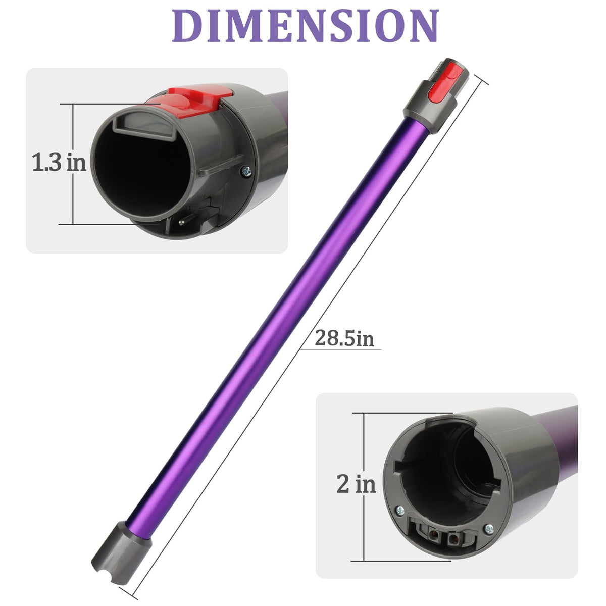 Compatibility of Fullclean extension wand with a range of attachments and models.