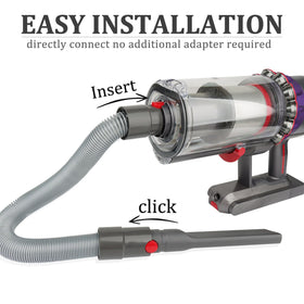 Fullclean Dyson soft bristle brush protects delicate surfaces while cleaning