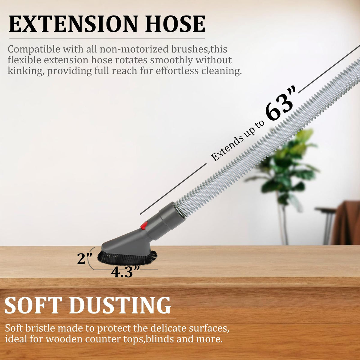 Fullclean Dyson stubborn dirt brush tackles tough grime effectively