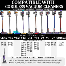 Fullclean extension hose extends reach into vents and car interiors for thorough dusting.