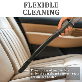 Fullclean extension hose versatile use supports car detailing and vent cleaning.