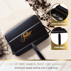 Fuller Brush 17027 electrostatic action attracts dirt and hair.