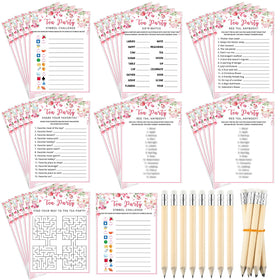 Fullhawl 202 pcs tea party games pack for engaging large gatherings.