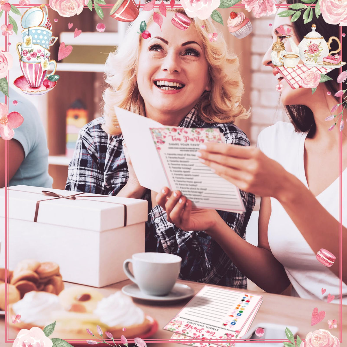 Fullhawl interactive tea party bingo boosts conversation and fun.