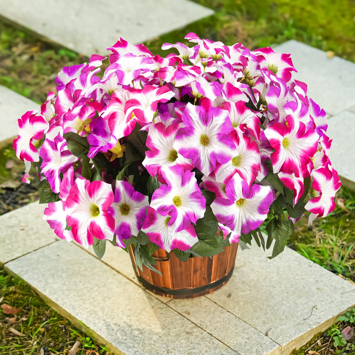 FULLMUSIC Silk-look flowers for home decor offer year-round color