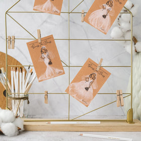 Fulmoon guest dress-drawing activity doubles as decorative keepsakes