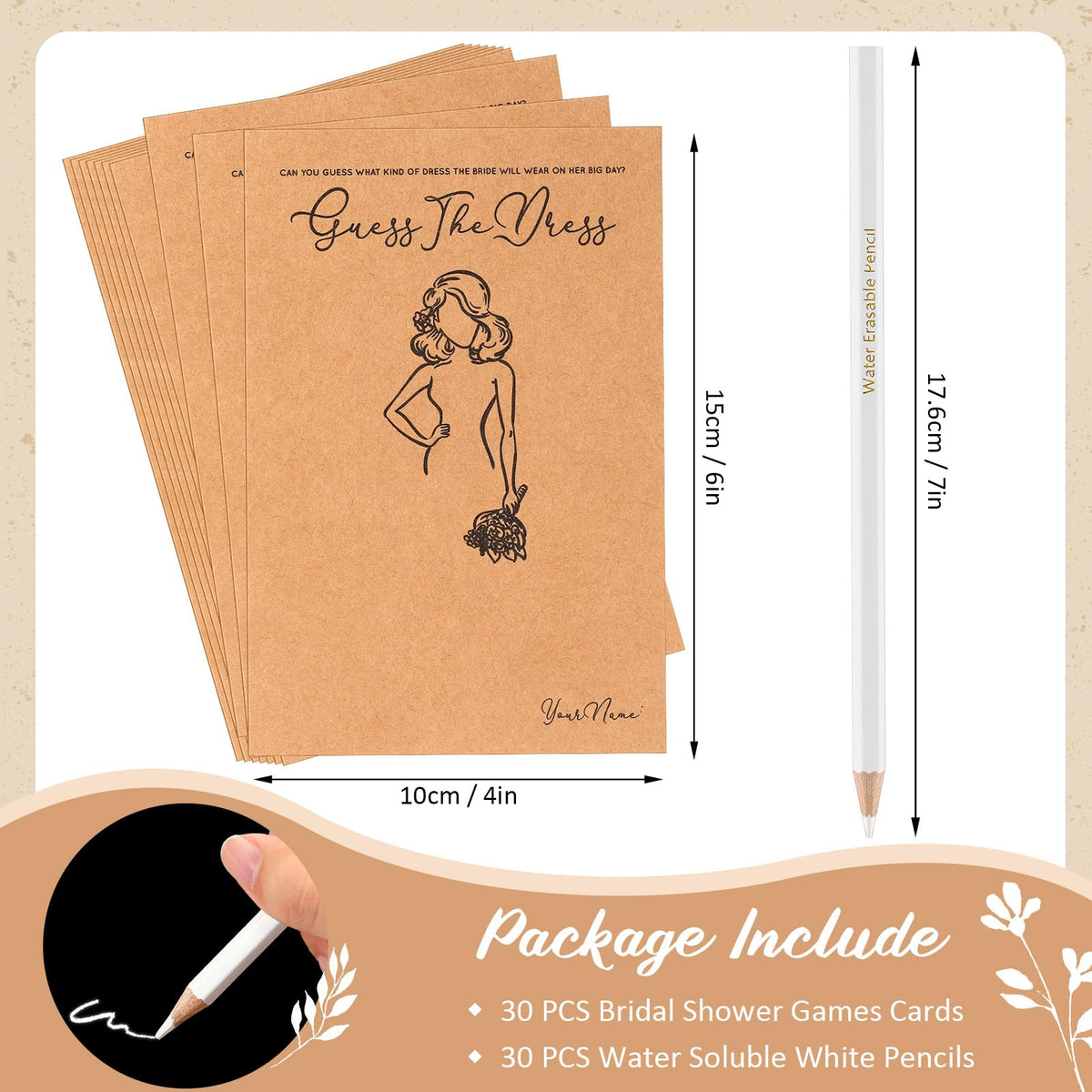 Fulmoon water-soluble pencils for quick erase-friendly drawing on cards