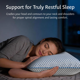 Fulocean adjustable-fill pillow contents with extra fill bag for personalized loft.