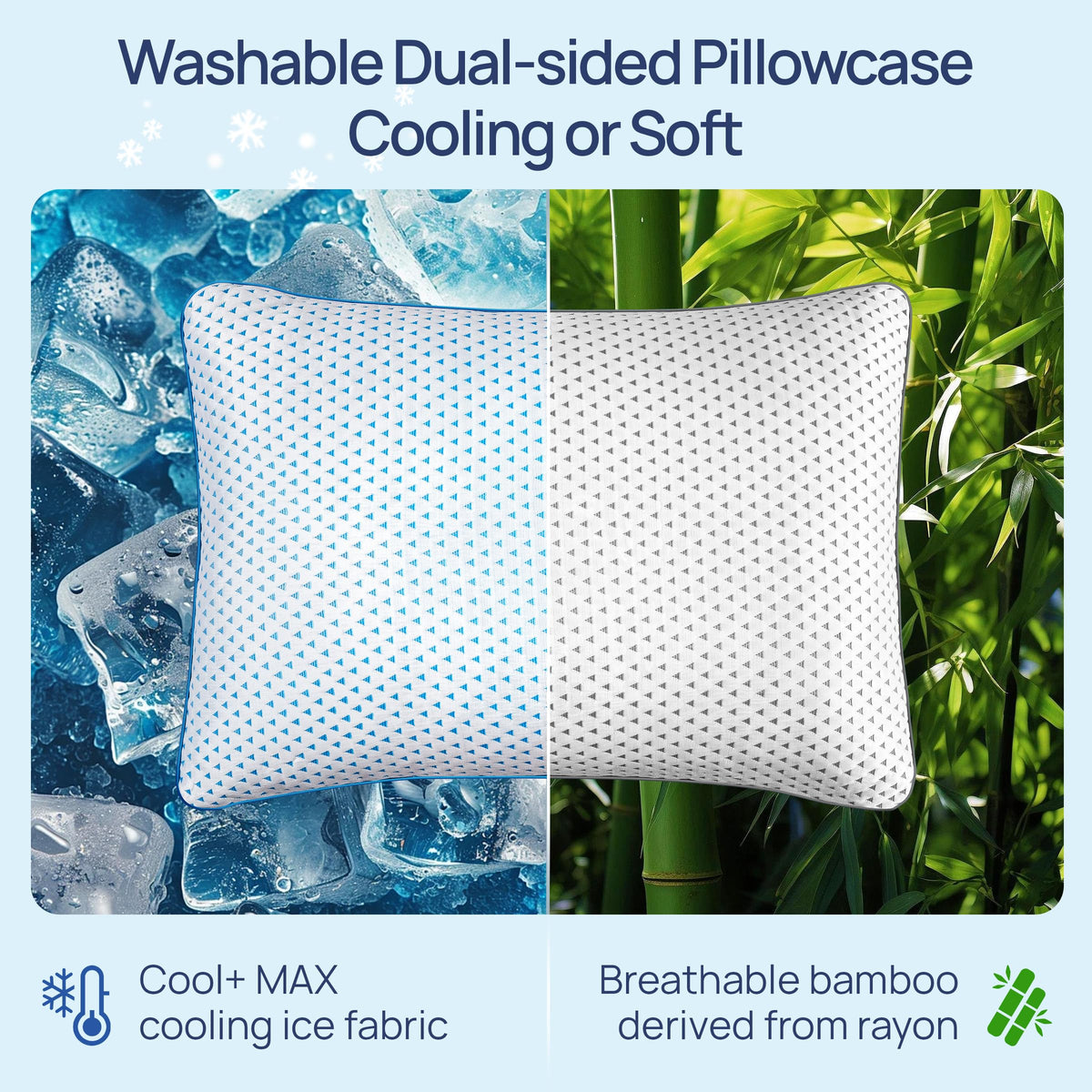 fulocean CertiPUR-US and OEKO-TEX certified pillow for safe sleep