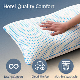 Fulocean neck and shoulder comfort for side sleeping alignment.