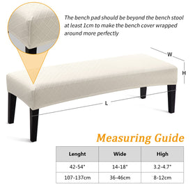 Fuloon bench slipcover washable machine-safe for easy care
