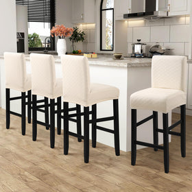 Fuloon commercial-use bar-stool cover suitable for restaurants and events.