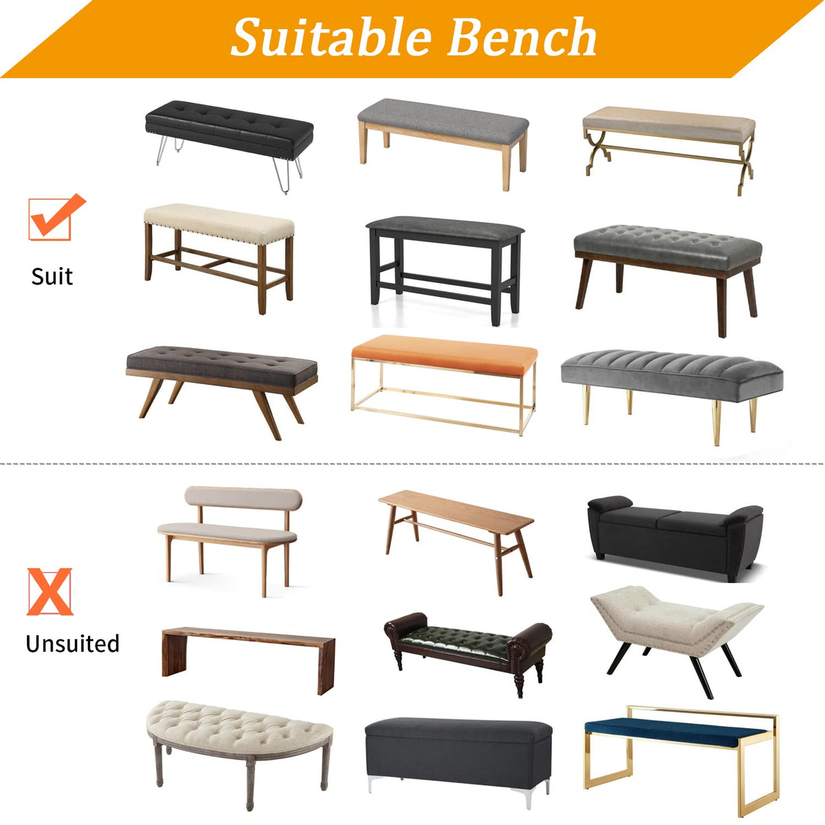 Fuloon stretch jacquard bench cover daily-wear protection against dust
