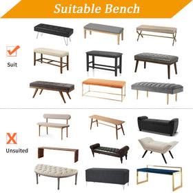 Fuloon stretch jacquard bench cover daily-wear protection against dust
