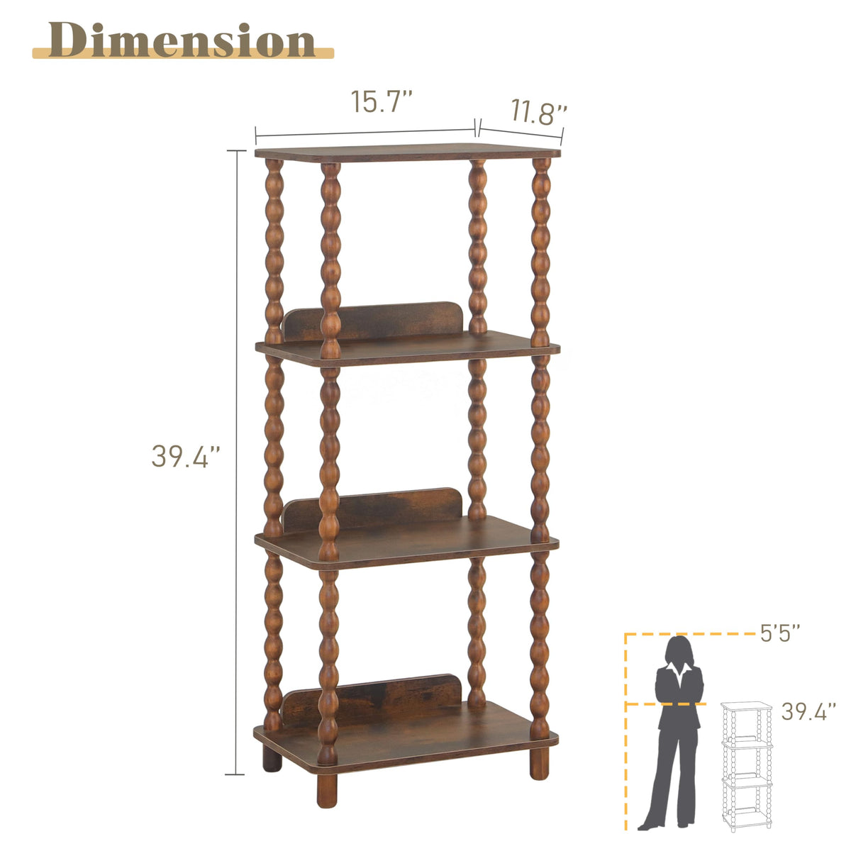 Fultyle compact bookshelf footprint saves floor space in small rooms