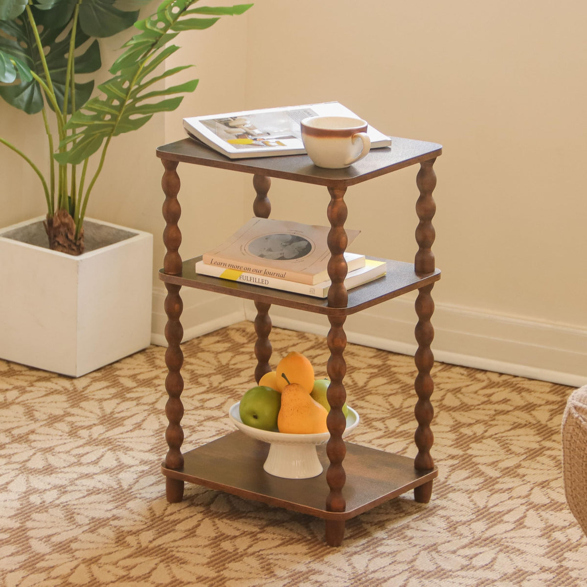 Fultyle compact dimensions 11.8 D x 13.4 W x 22.6 H for small spaces