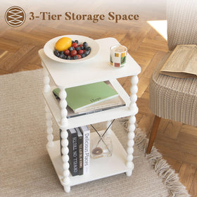 Fultyle end table quick assembly, ready in minutes.