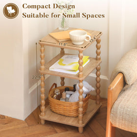 Fultyle end table fits tight spaces without crowding rooms
