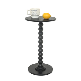 Fultyle round side table with compact design, ideal for small spaces.