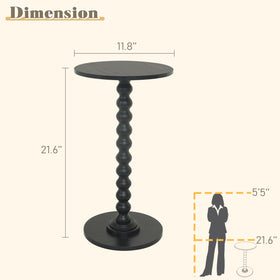 Fultyle round table features a safe, rounded edge for family rooms.