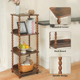 Fultyle sturdy MDF with solid wood legs delivers stable support