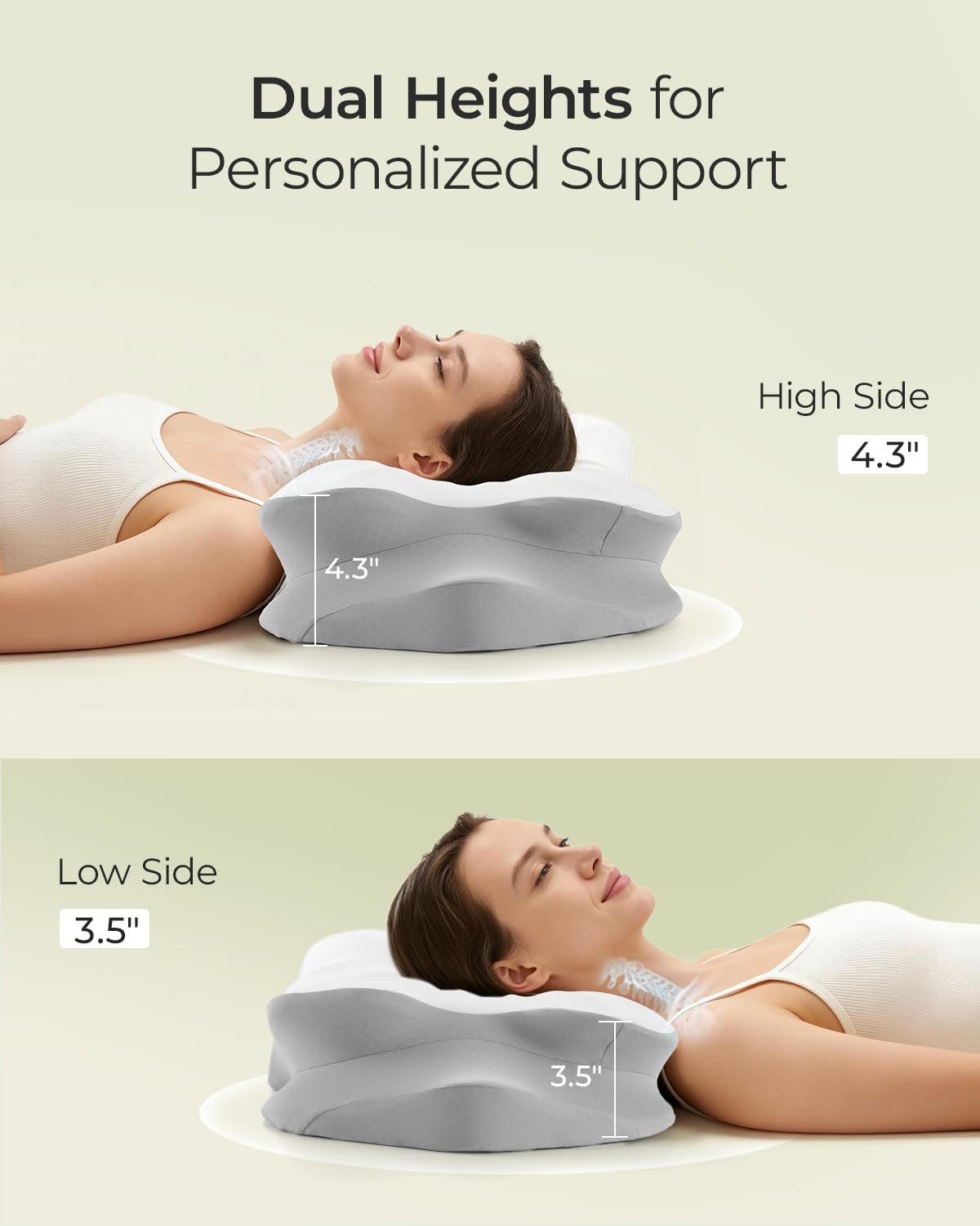 fumacos Removable pillowcase is machine washable for easy care.